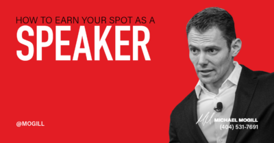 How to Earn Your Spot as a Speaker